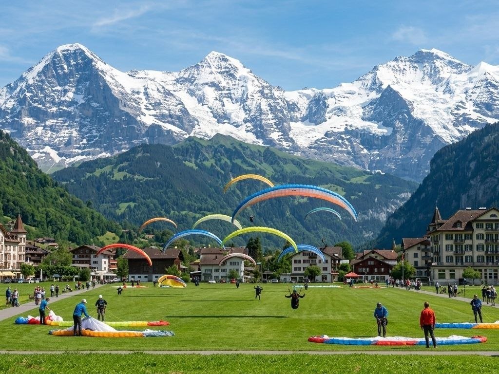 paragliding hohematte park things to do in interlaken switzerland