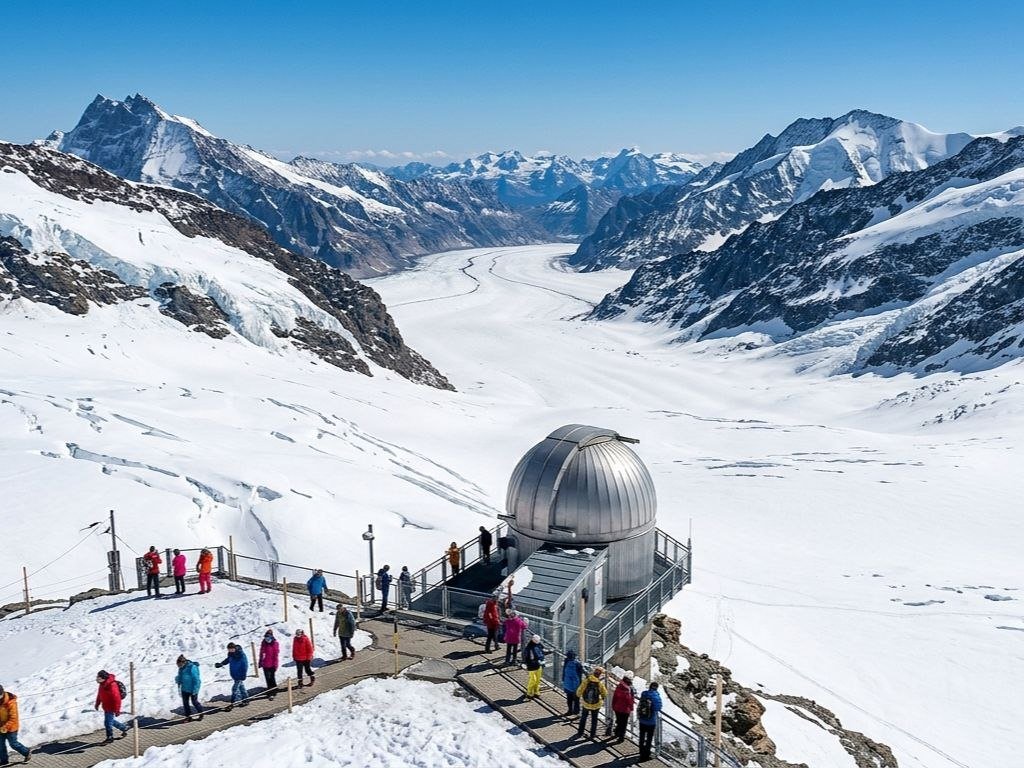 jungfraujoch swiss alps budget trip